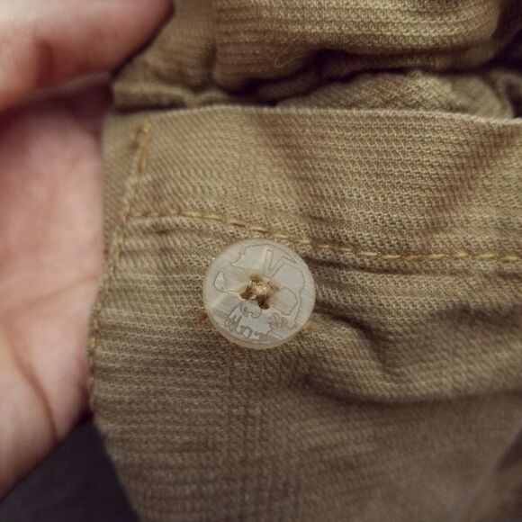 Vans Men's 30 Skull King Tan Cargo Shorts Pockets 100% Cotton 33" 11.5" 12.25" - Picture 5 of 14